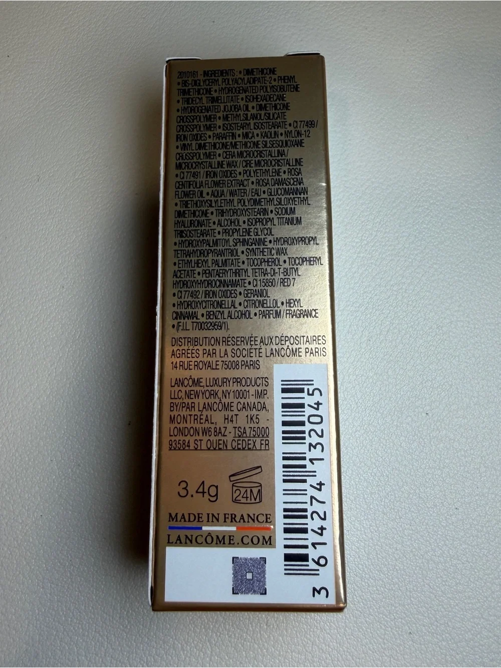 Lancôme L'Absolu Rouge Intimatte Lipstick - 450 Surprise, Surprise 3.4g
